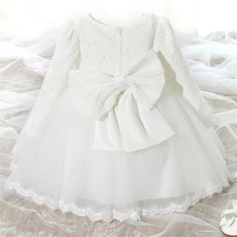 Baby Girls Princess Dress with Beadings for Christening childrensterritory