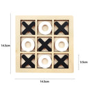 Kids' Mini Wooden XO Tic Tac Toe Game childrensterritory