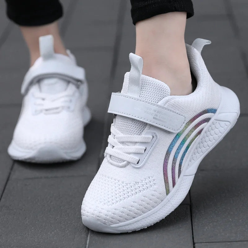 Lightweight Casual Kids Girls Mesh Sneakers Sports Shoes childrensterritory