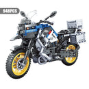 City Motorcycle Building Blocks Toy Set For Kids