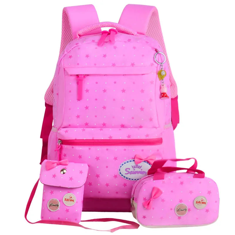 3pcs/set Lovely Print Fashion Backpacks for Children childrensterritory