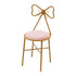 Metal Frame Butterfly Bow Design Modern Makeup Chair childrensterritory