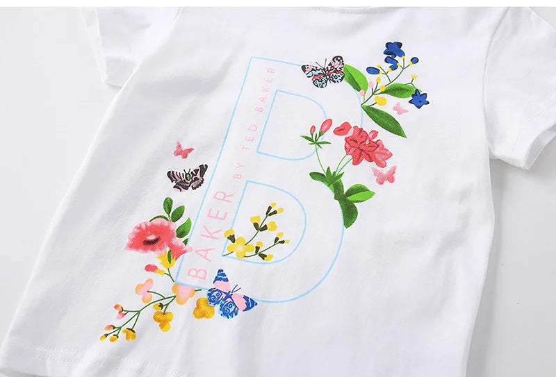 Half-Sleeves Casual Summer Outfits For Girls childrensterritory
