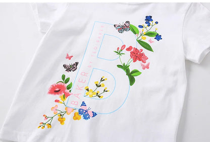 Half-Sleeves Casual Summer Outfits For Girls childrensterritory