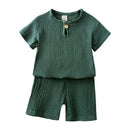 Short-Sleeved Casual Summer Outfits For Boys childrensterritory