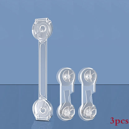 Anti-opening 3/5 Pieces Baby Cabinet Locks Protection Buckle childrensterritory