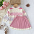 Girls’ Long-Sleeve Printed Warm Outfits childrensterritory