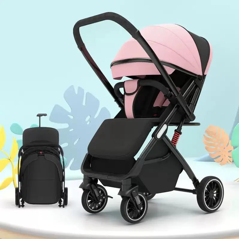 Bi-directional Lightweight High Landscape Baby Stroller