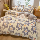 Flannel Fleece 1pc Winter Warm Duvet Cover for Kids Bed