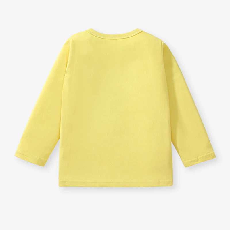 Kids Girls Flowers Embroidered Cotton T-shirts childrensterritory