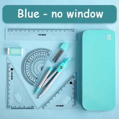 7 Pcs/set Multi-Functional Mathematical Rulers Set childrensterritory