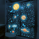 3D Luminous Planets Wall Decals for Ceiling/Wall childrensterritory