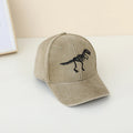 School Boys Embroidered Dinosaur Adjustable Caps childrensterritory