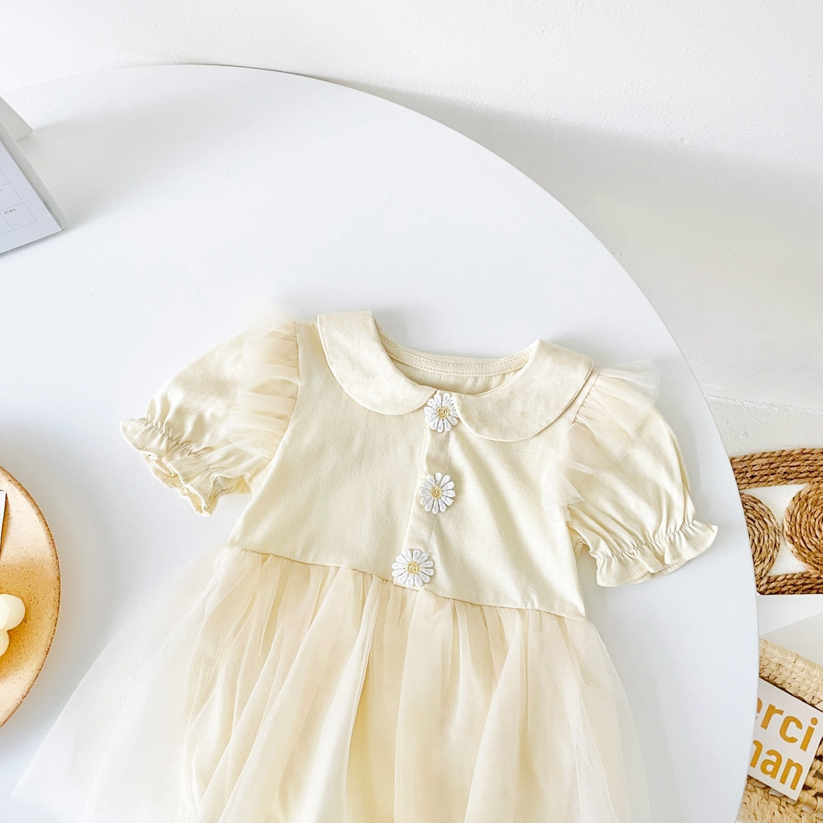 Baby Girl Princess Party Bodysuits for Summer childrensterritory