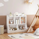 Multi-Shelf Kids Bookshelf and Toy Storage Cabinet