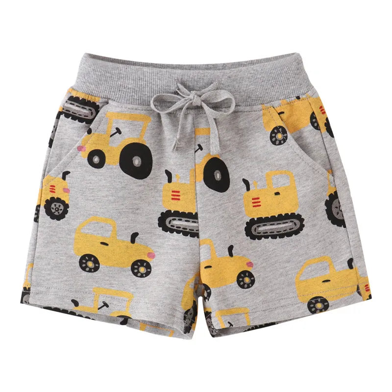 Animal Cartoon Print Kids Boys Shorts Summer Pants childrensterritory