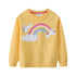 Kids Girls Cartoon Embroidery Long Sleeve Sweatshirts childrensterritory