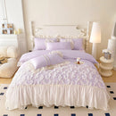 Luxury Pink Lace Design Bedding Set for Girls childrensterritory