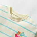 Girls Long Sleeves Floral Princess Mesh Dresses childrensterritory