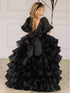 Baby/Kids Girls High Low Layered Tulle Evening Party Dresses childrensterritory