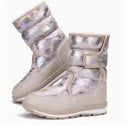 Kids Girls Non Slip Warm Waterproof Long Snow Boots