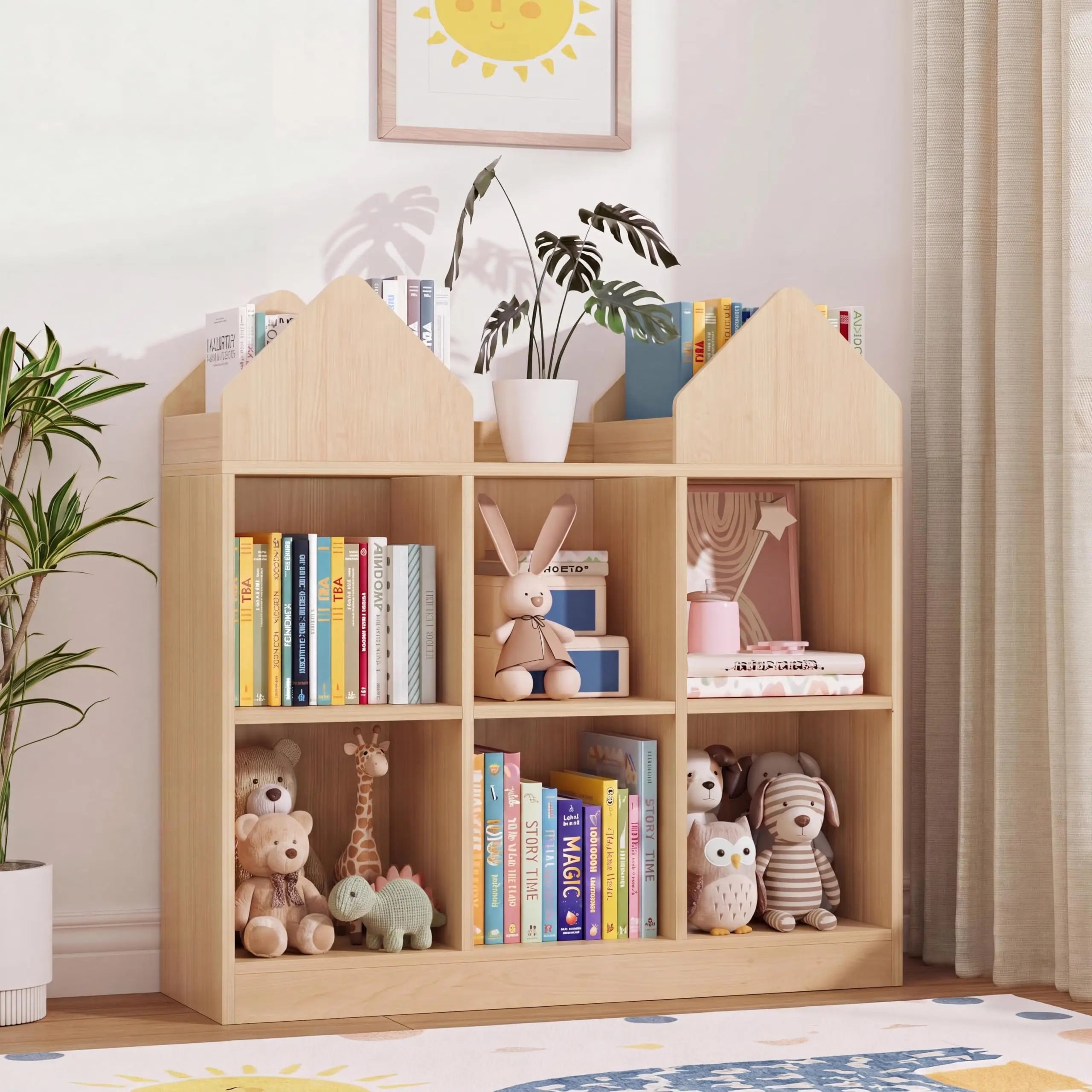 Dollhouse Design Toy/Book Storage Organizer