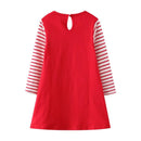 Kids Girls Cats Embroidery Birthday Frocks