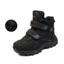 Anti-slip Kids Boys Ankle Boots with Motorcycle Hook and Loop childrensterritory