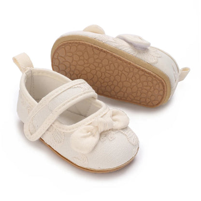 Cute Lace Design Baby Girl Non Slip Princess Crib Shoes childrensterritory