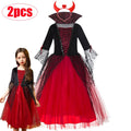 Ghost Bride Kids Girls Costume For Purim Halloween Party