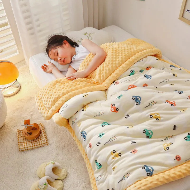 Soft Breathable Warm Baby Thick Quilted Blanket