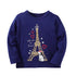 Little Girls Long Sleeves Cartoon Design Autumn Tops childrensterritory
