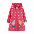 Long-Sleeved Cartoon Print Autumn Girls' Dresses