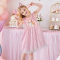 Kids Girls Sleeveless Sequin Princess Dresses for Summer childrensterritory