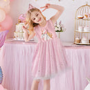 Kids Girls Sleeveless Sequin Princess Dresses for Summer childrensterritory