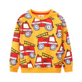 Kids Boys Stars Print Warm Winter Sweatshirts