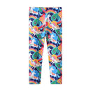 Kids Girls Cartoon and Floral Print Cotton Leggings/Trousers childrensterritory