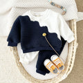 Kids' Long-Sleeved Round Neck Winter Casual Clothing Set