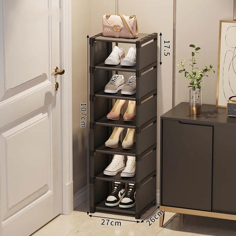 5 to 7-Layer Space-Saving Shoe Cabinet Shoe Organizer childrensterritory