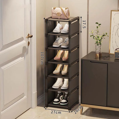 5 to 7-Layer Space-Saving Shoe Cabinet Shoe Organizer childrensterritory
