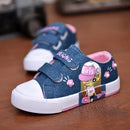 Kids Non-slip Breathable Canvas Shoes Flat Sneakers childrensterritory