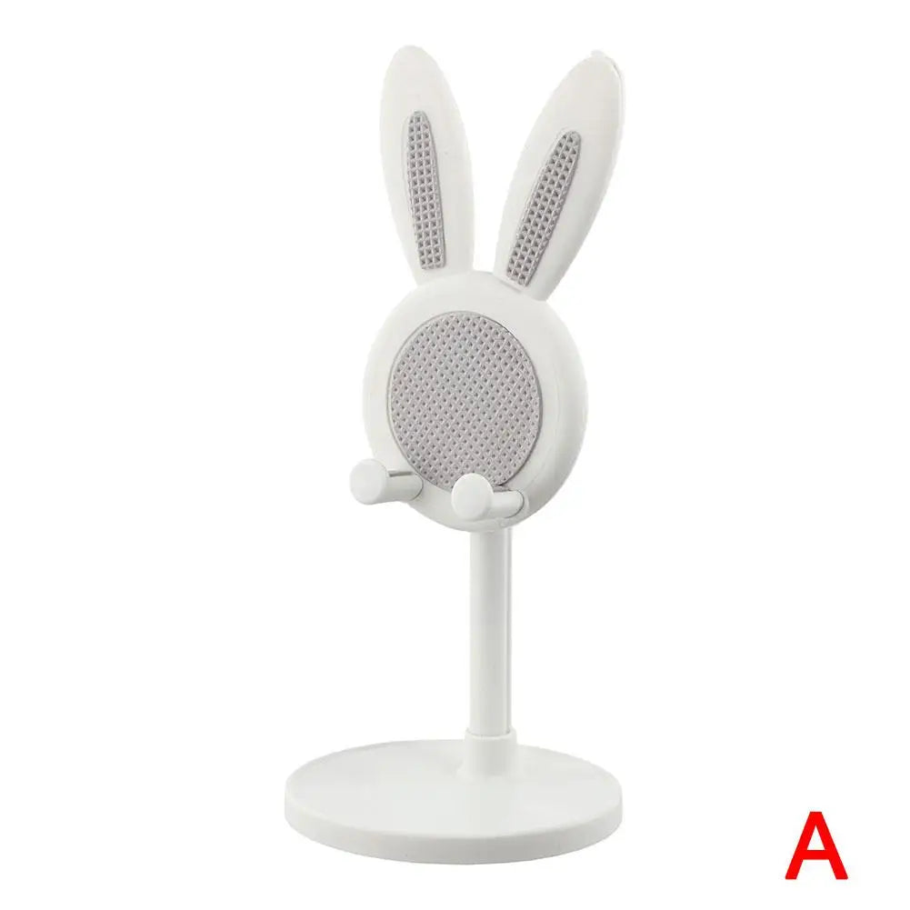 Adjustable Rabbit Cartoon Design Cell Phone Stand