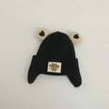 Cartoon Bear Ear Protection Knitted Hat for Toddler Boys Girls childrensterritory