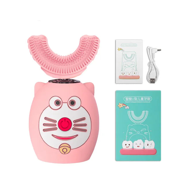 Automatic USB Rechargeable Kids U Shape Toothbrush childrensterritory