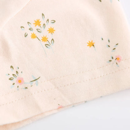 Girls Short Sleeves Cute Rabbit Design Summer Dresses childrensterritory