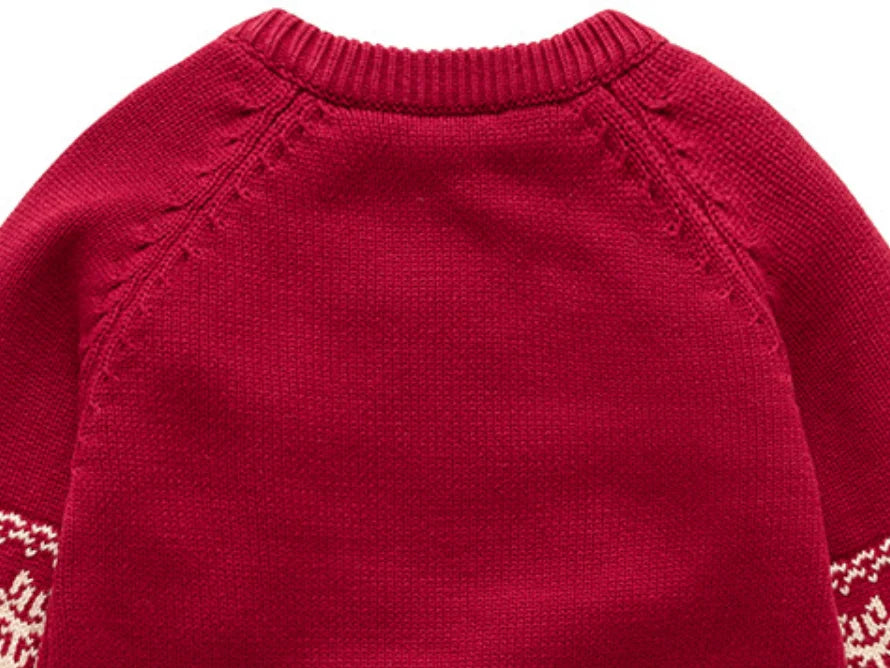 Baby Kids Cartoon Design Winter Bodysuit