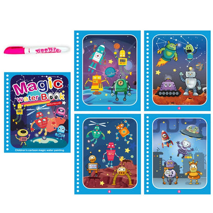 Reusable Magical Water Drawing Book with Pen Kids Toys childrensterritory