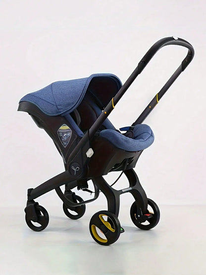 Lightweight and Foldable 4-in-1 Baby Stroller, Car Seat Compatible childrensterritory
