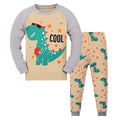 Kids Boys Cartoon Print Long Sleeves Pajamas Sets childrensterritory