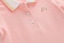 Little Girls Cotton Polo Dress for Summer childrensterritory